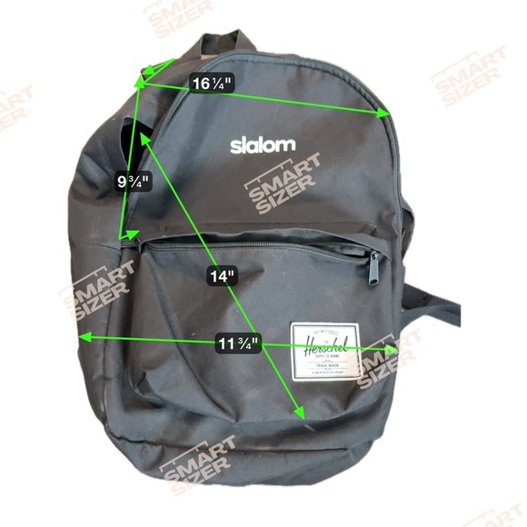 Herschel + Slalom Supply Company Classic Black Backpack - Picture 9 of 10
